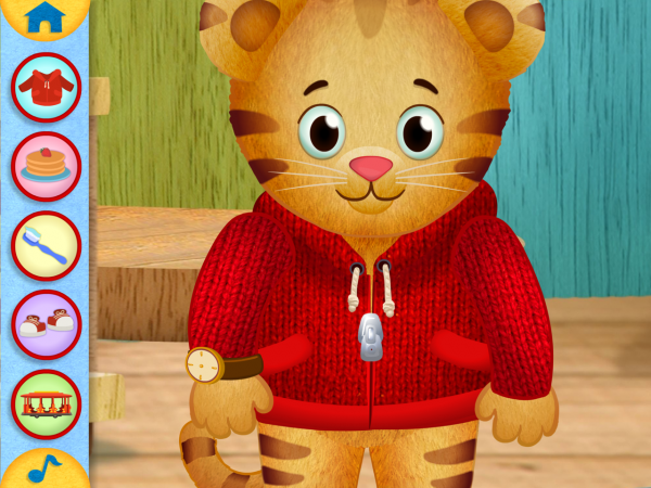 daniel tiger red sweater toddler