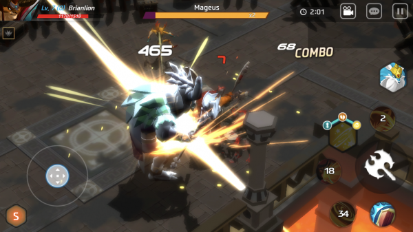 Maze: Shadow of Light preview screenshot - Landing a crushing blow