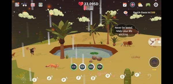 My Oasis screenshot - The watering hole