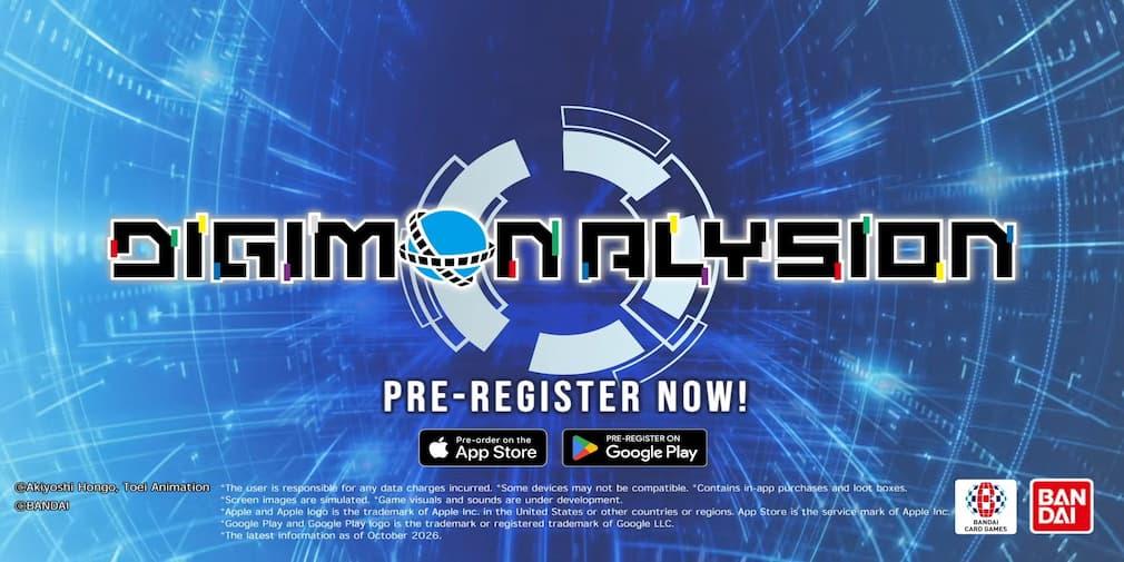 Digimon Alysion is available to pre-register now with a free webcomic to get you started