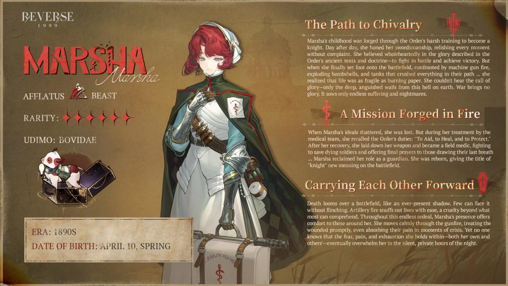 Marsha is the first banner in Reverse 1999 version 3.3