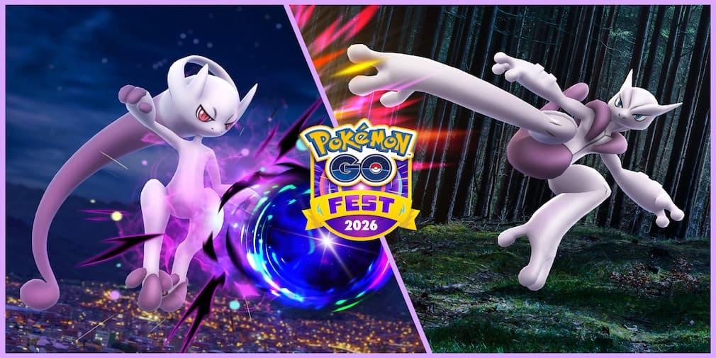 Pokémon GO Fest 2026 introduces us to Mewtwo's Mega Evolutions 