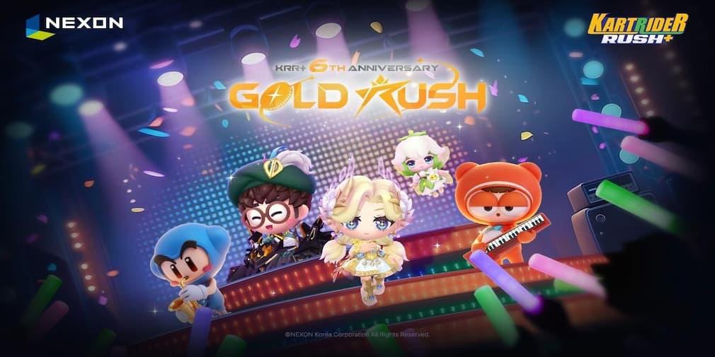 KartRider Rush+ celebrates its 6th anniversary with gold upon gold