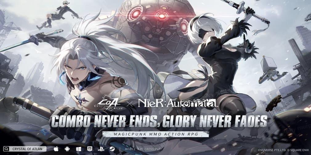 Crystal of Atlan is calling in the Androids with Nier Automata collaboration