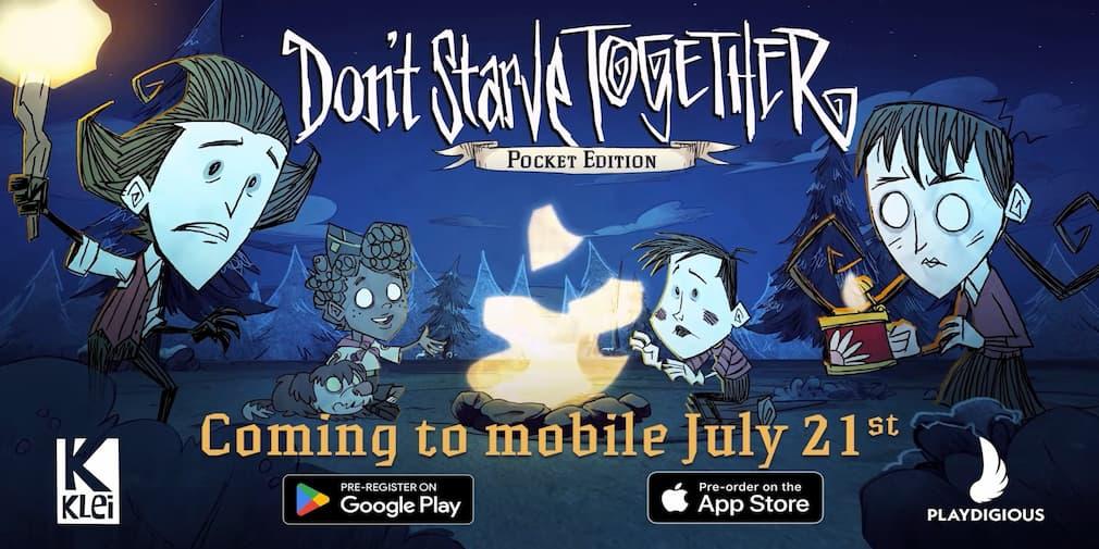Don’t Starve Together Pocket Edition will turn your mobile into a hellscape on July 21st